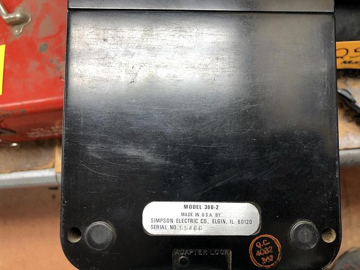 Used SIMPSON DIGITAL VOLT-OHM-MILLIAMETER