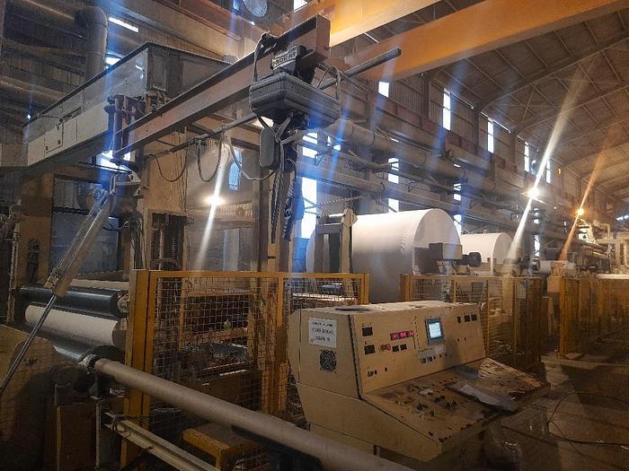 Used (2.75M) RECARD CRESCENT FORMER TISSUE MACHINE 65 TPD