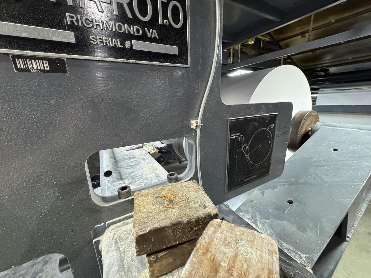 Used 72" WIDE INTAROTO LAMINATOR - PAPER & BOARD