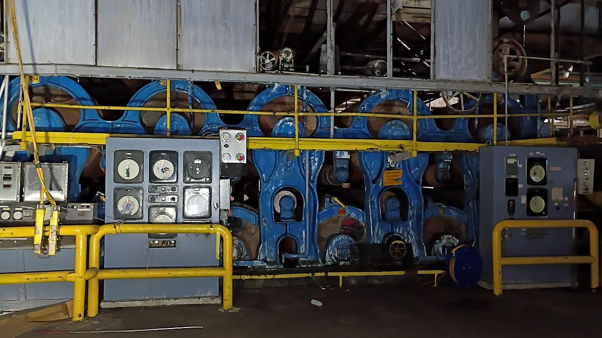 Used DRYER CANS (20) 60" DIA. X 224" FACE WIDTH  125 PSI