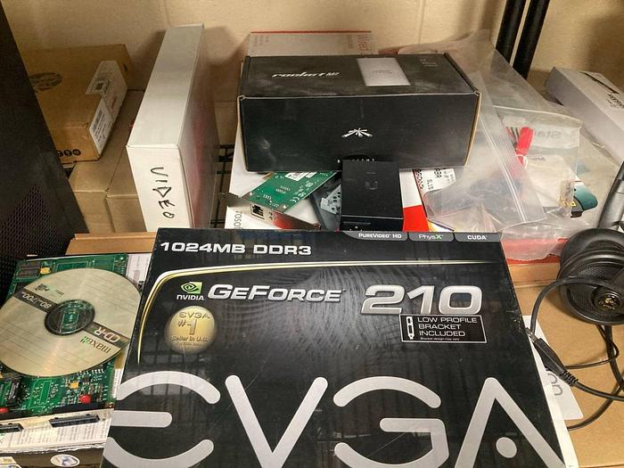 Used CONTENTS ON SHELVING SPARE IT GEAR