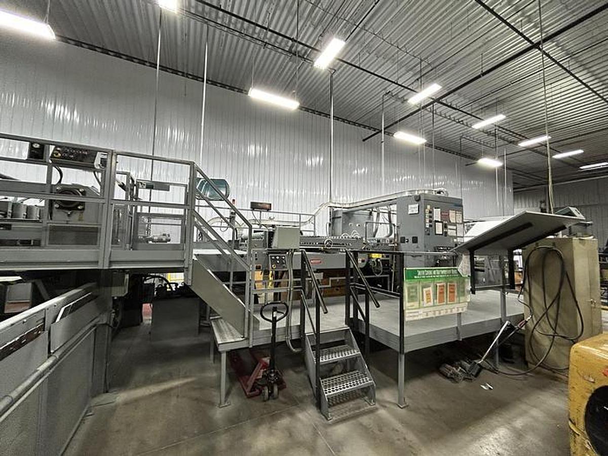 Used 73" BW PAPERSYSTEMS / MARQUIP SHEET PRO DUAL ROTARY SHEETER - MFG 1999