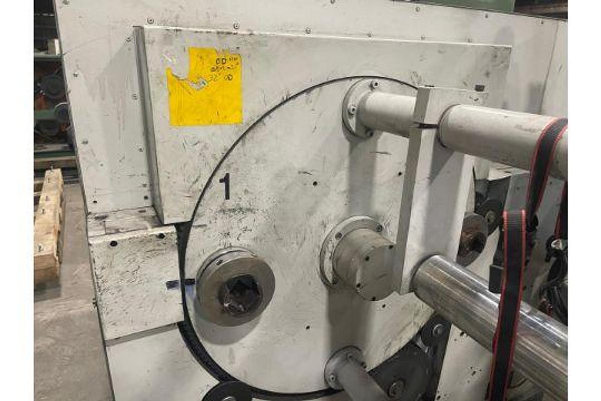 Used 58" WIDE COMEXI TURRET UNWIND WITH SPLICING 32" DIAMETER 