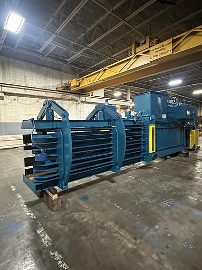 Used ECONOMY MODEL 5029AT9750 HORIZONTAL AUTO-TIE BALER WITH ALLEN BRADLEY CONTROLS 75 HP