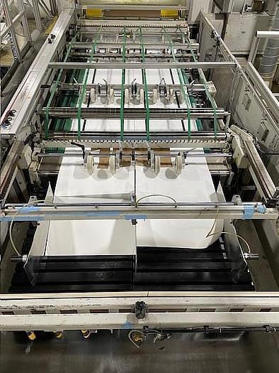 Used 57" APOLLO MODEL 1450 TSK DUAL ROTARY KNIFE SHEETER