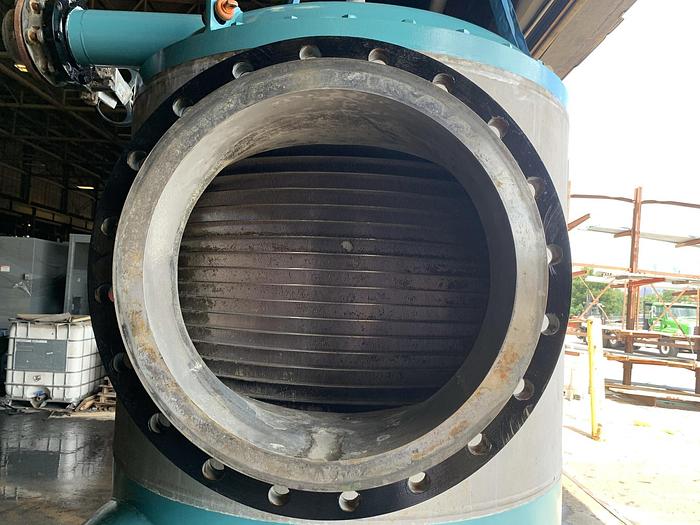 Used BLACK CLAWSON UV-600 PRESSURE SCREEN STAINLESS STEEL, SLOTTED BASKET PENDING JA