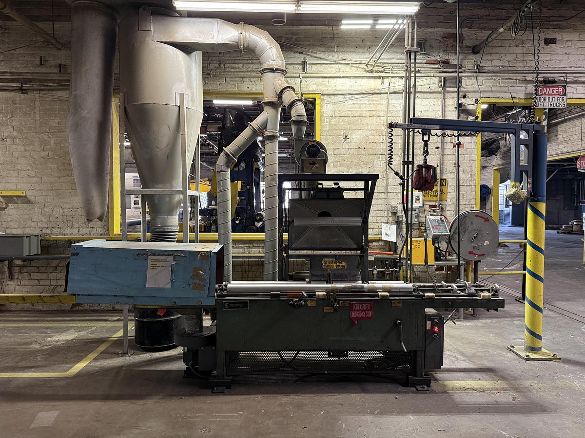 Used SONOCO CORE SAW CUTTER MODEL 91-84 WITH DUST COLLECTION SYSTEM