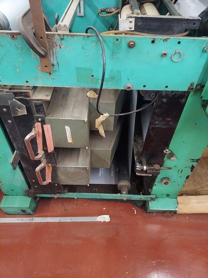 Used 10" WIDE ROTOPRESS 9 COLOR 3 DIE STATION FLEXOPRESS