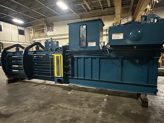 Used ECONOMY MODEL 5029AT9750 HORIZONTAL AUTO-TIE BALER WITH ALLEN BRADLEY CONTROLS 75 HP