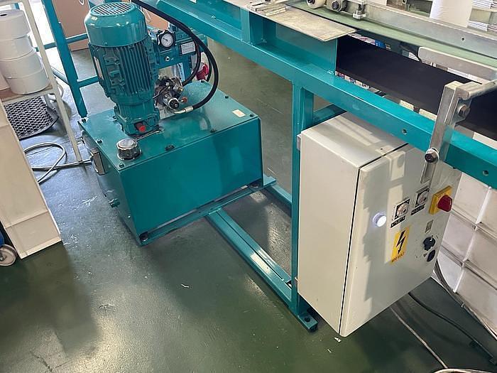 Used 53" (1350MM) LA MECCANICA CASH REGISTER ROLL AUTOMATIC LINE W/ CORE LOADING