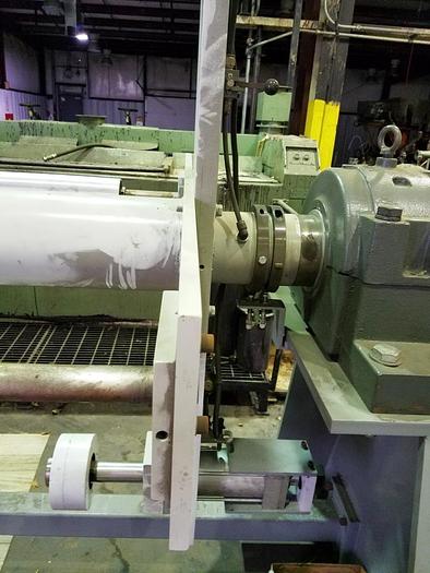 Used 64" WIDE RELIANT NON STOP TURRET REWIND WITH SPLICER 40" DIAMETER