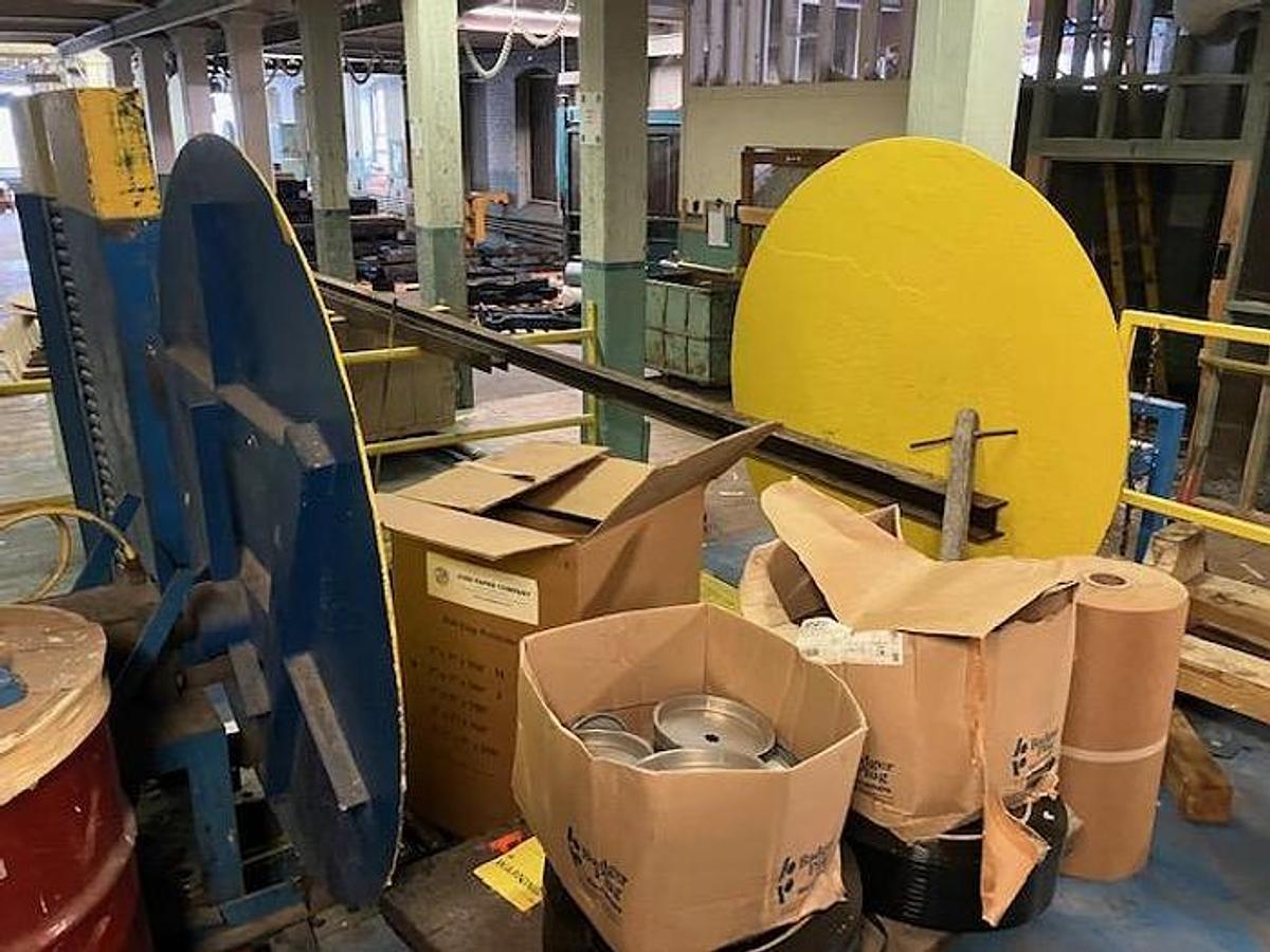 Used 65" WIDE ROLL WRAPPER KRAFT PAPER