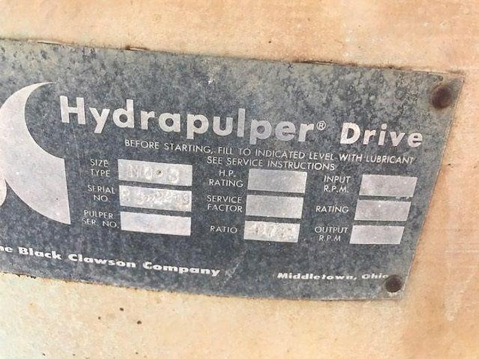 Used BLACK CLAWSON PULPER DRIVE SIZE 3 4.37:1 RATIO