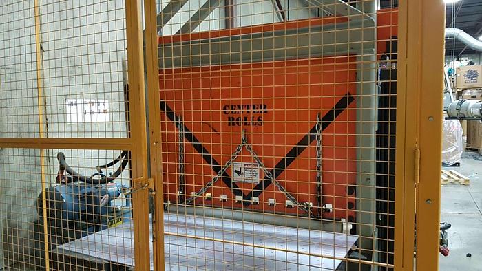 Used James Brinkley 60" wide x 48" OD Roll Splitter