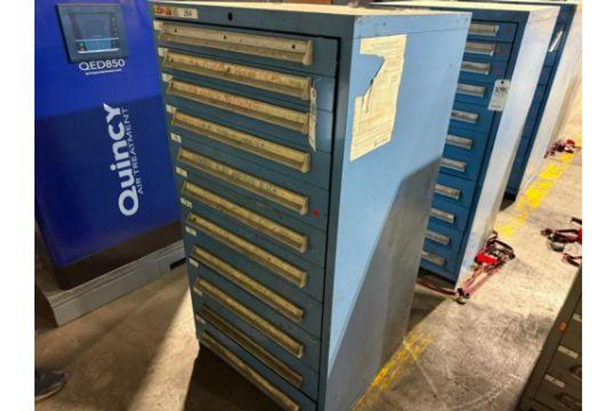 Used LYON 11 DRAWER TOOL CABINET CONTENTS NOT INCLUDED