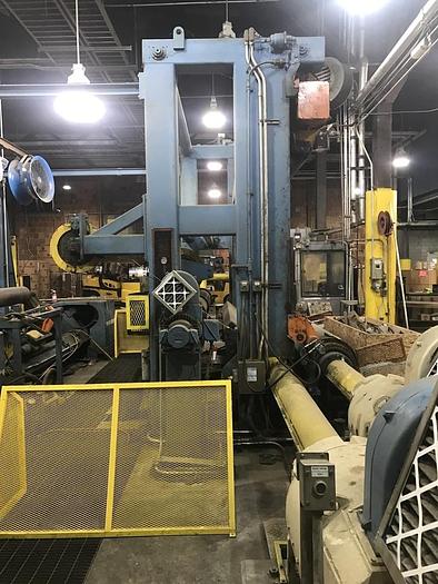 Used 130" WIDE BLACK CLAWSON TWO DRUM WINDER