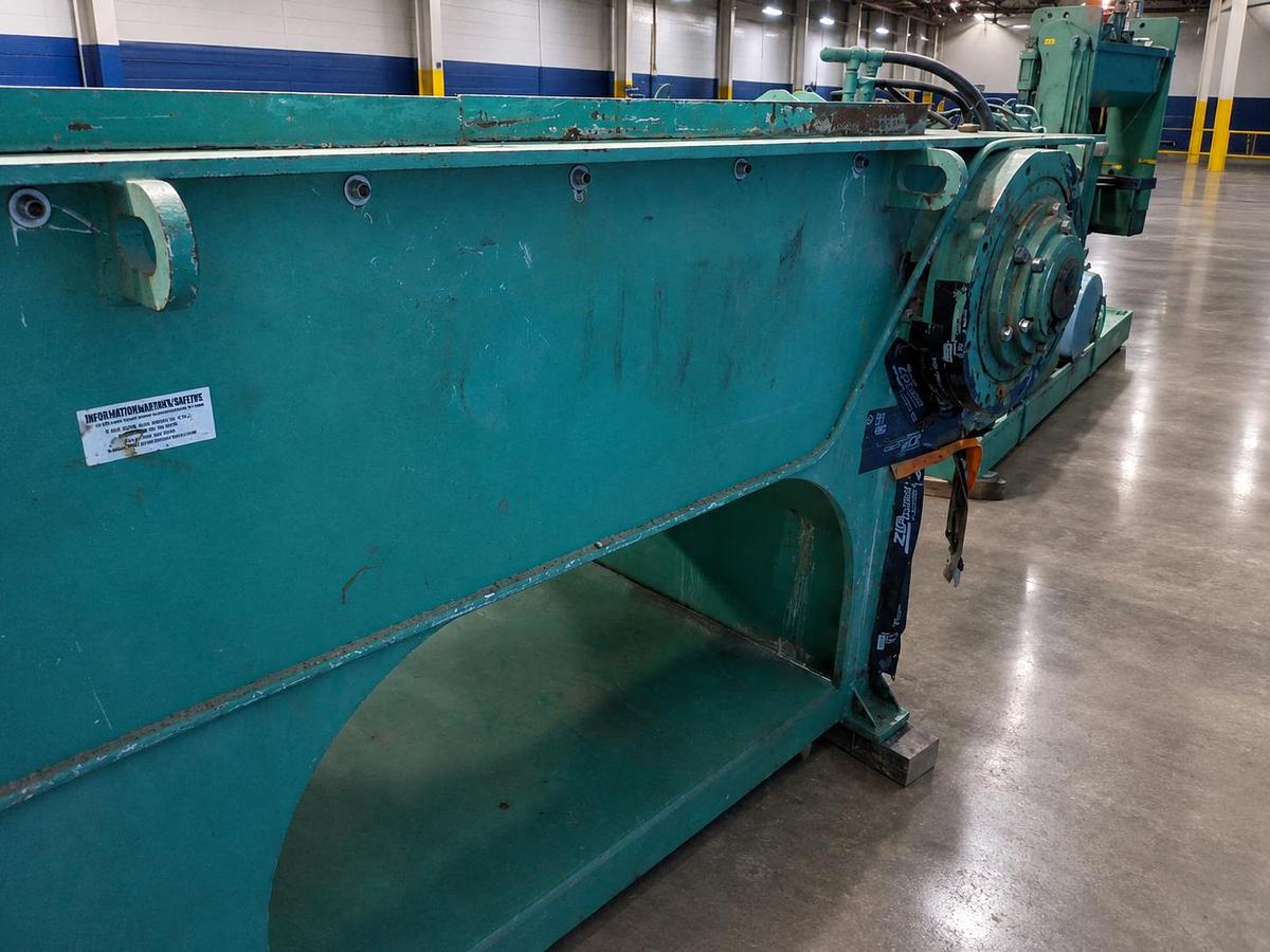 Used 63" GRANUTECH SATURN ROTO-GRIND MODEL M160H SINGLE SHAFT SHREDDER 200 HP 