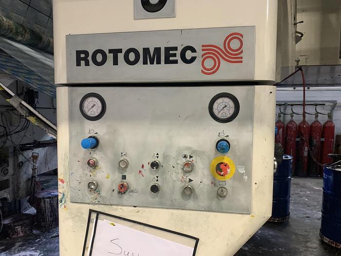 Used 40" ROTOMEC MODEL RS 4003 10 COLOR ROTOGRAVURE PRESS (SOLVENT INK) MFG. 2006