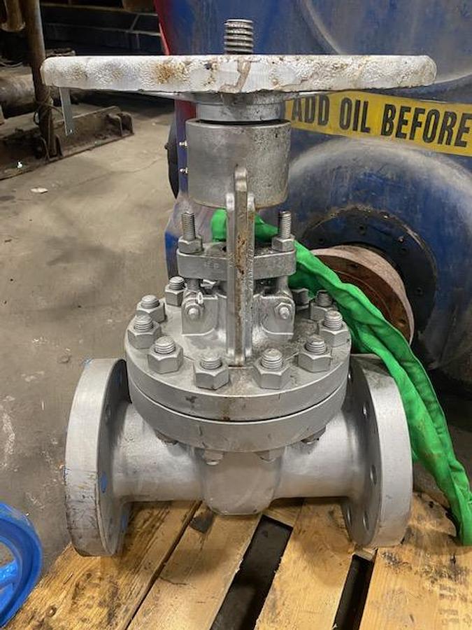 Used 4" VALVE RATING 600 CF8M MANUAL OPERATION (NEW SPARE)