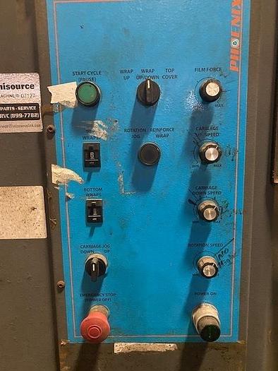 Used PHOENIX PACKAGING MACHINERY MDL. PAP 2150 C PALLET WRAPPER