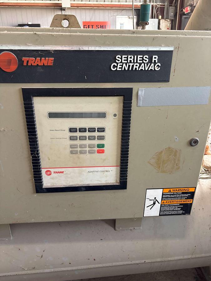 Used 150 TON TRANE ROTARY SERIES R CHILLER