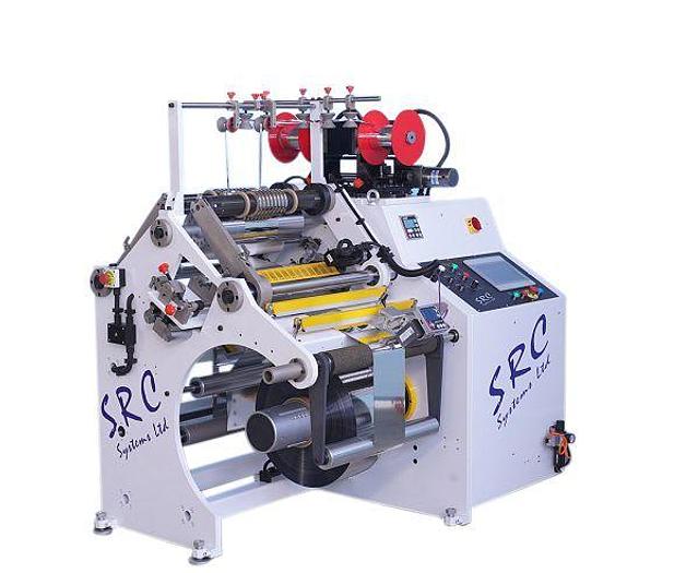 Used 36" (915 MM) NEW SRC SYSTEMS 760CS NARROW WEB SLITTER REWINDER