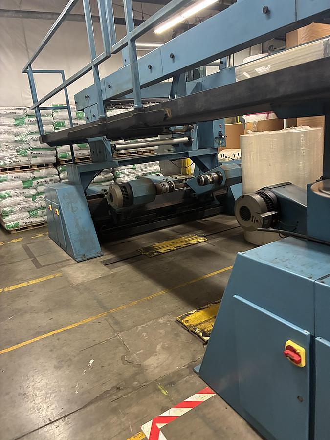 Used 38" WIDE EVTEC DUAL ROTARY CUT SIZE SHEETER