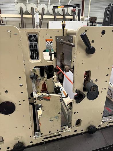 Used MARK ANDY 2200 13" WIDE 4 COLOR FLEXO PRESS 2 DIE STATIONS