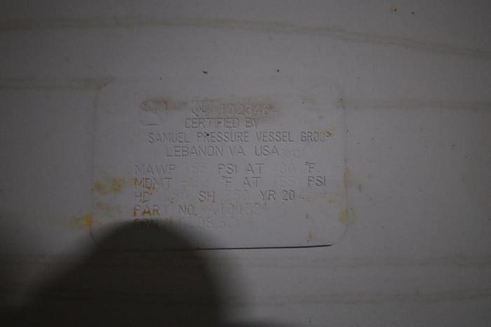 Used CERTIFIED AIR TANK PRESSURE VESSEL MANUFACTURED 2022