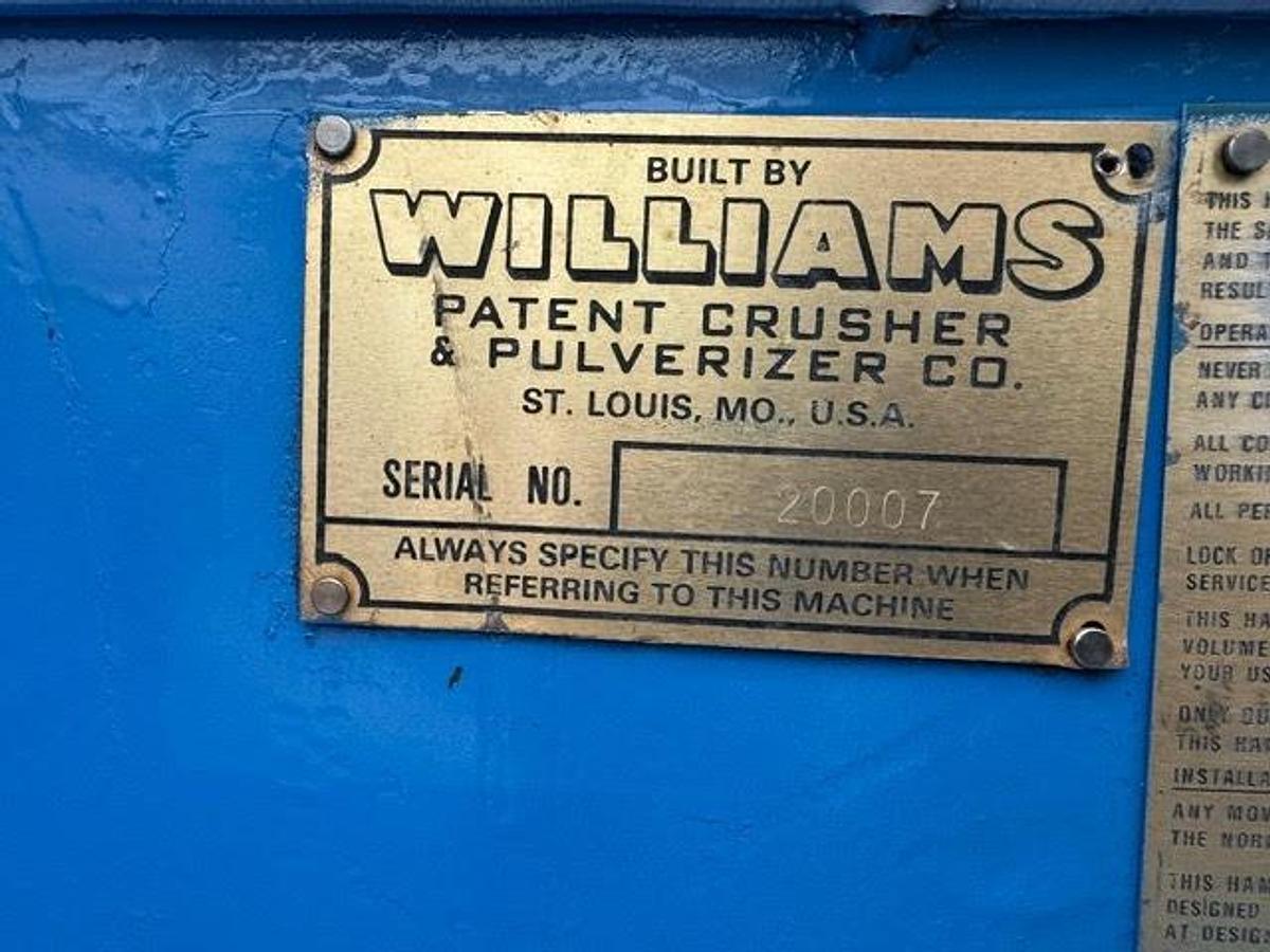 Used WILLIAMS 100HP HAMMERMILL MODEL C32