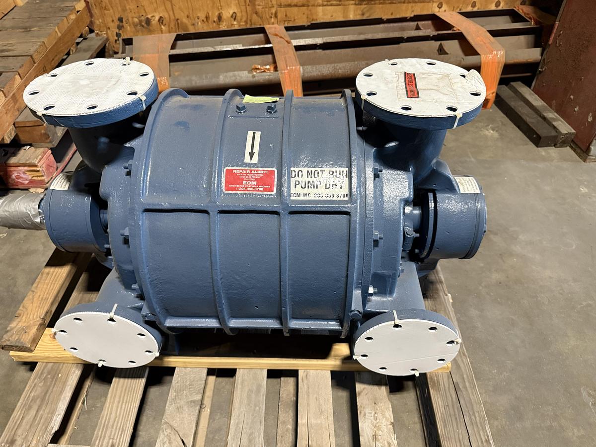 Used NASH CL1001 VACUUM PUMP RECONDITION BY ECM (NEVER USED AFTER RECONDITIONING)