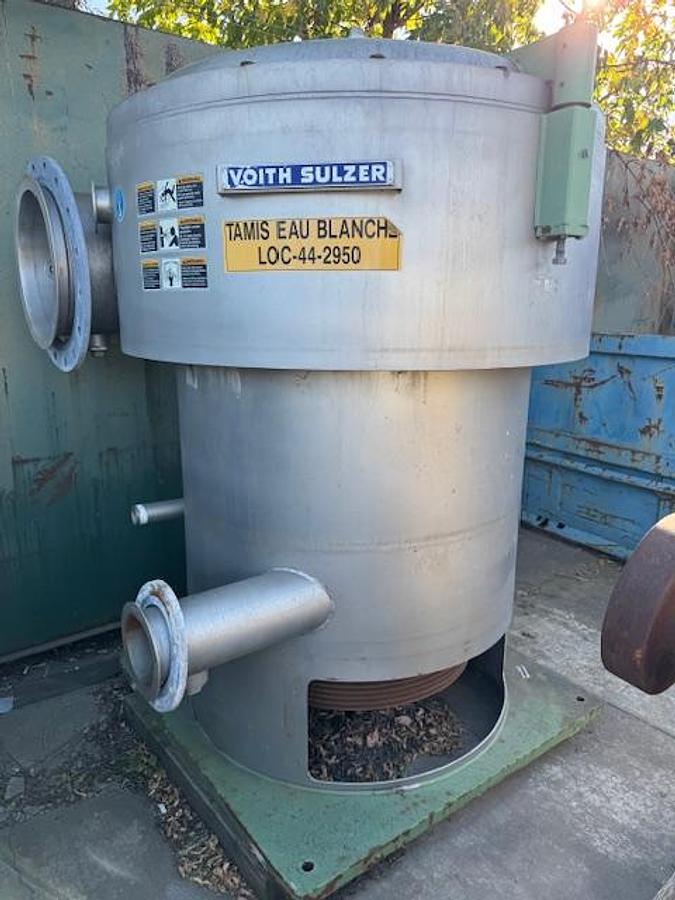 Used VOITH MDL AF VPS 20 S/S PRESSURE SCREEN