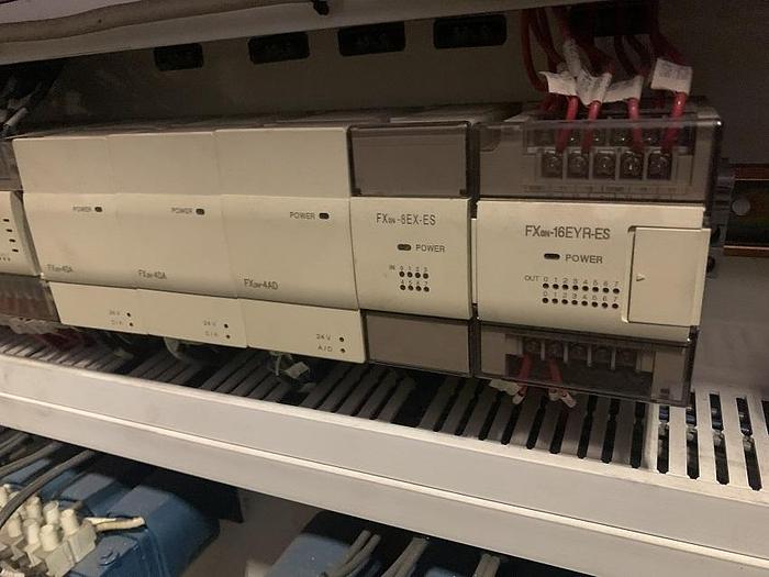 Used 64" WIDE DUSENBERY MODEL 835-24 DUPELX CANTILEVERED SLITTER REWINDER