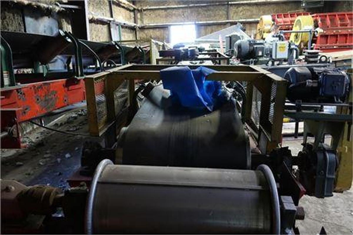 Used CIMP MODEL PCR 1600 TIRE SHREDDING LINE WITH 200HP CIMP 1600 GRANULATOR & 125HP CIMP 1200 GRANULATOR