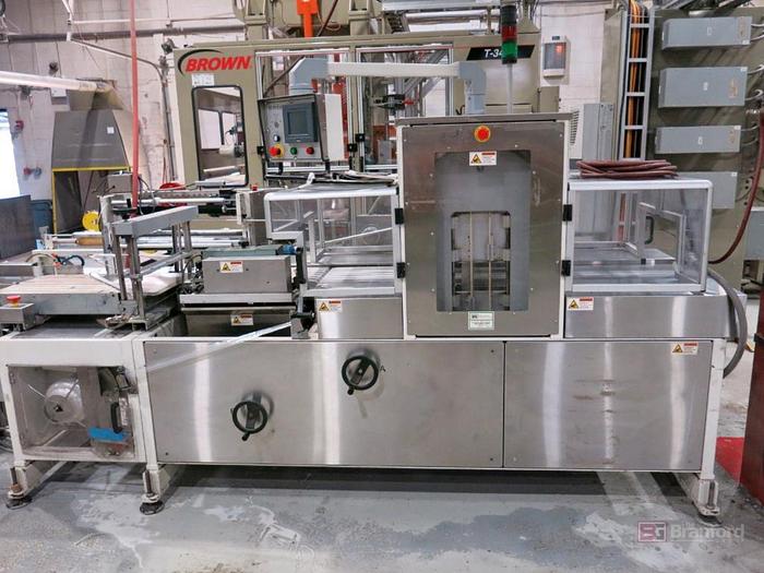 Used TEXWRAP MODEL 1809 SS LH SERVO SIDE SEAL SHRINK WRAP SYSTEM