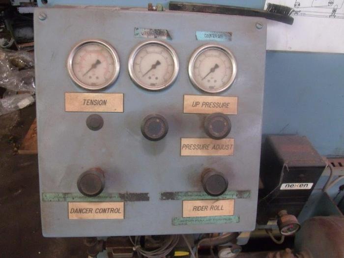 Used 54" WIDE JENNERJAHN SINGLE POSITION REWINDER