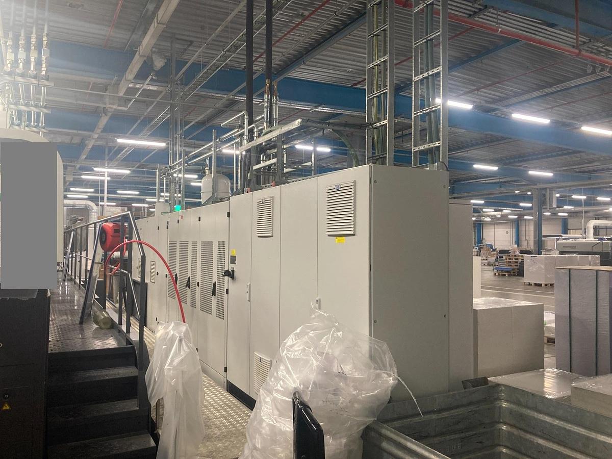 Used MAN ROLAND MODEL R 710 PLV ELITE PRINTING LINE