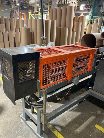 Used 120" WIDE CORETECH MODEL CM-11 AUTOMATIC CORE CUTTER - 1" - 12" ID CORES