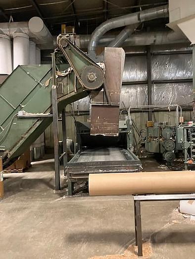 Used MAREN HORIZONTAL AUTOTIE BALER / PINCH BELT SHREDDER