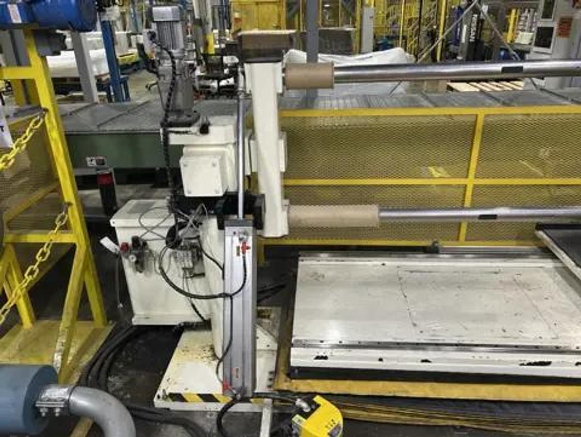 Used 110" WIDE DEACRO DA653D / 162C SIMPLEX REWINDER