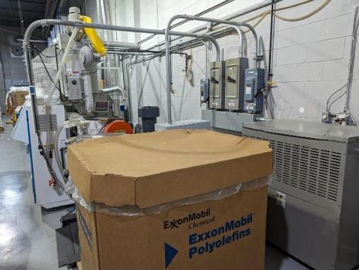 Used 24" WIDE (600MM) BFE PP MELTBLOWN FABRIC MAKING LINE