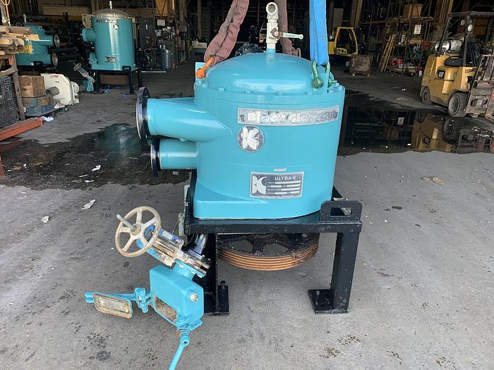 Used BLACK CLAWSON UV-100 PRESSURE SCREEN STAINLESS STEEL W/ MOTOR 2 OF 3