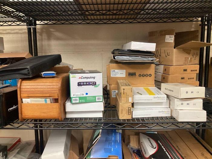 Used CONTENTS ON SHELVING SPARE IT GEAR