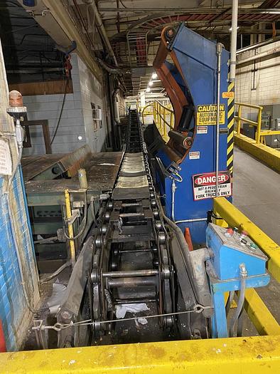 Used 375' 5000LB CAPACITY IN FLOOR ROLL HANDLING SYSTEM