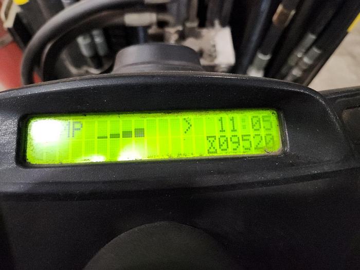 Used 12,000 POUND YALE FORKLIFT MODEL GLC120VXPRS TRIPLE STAGE LOW MAST MANUFACTURED 2019 W/ 72" CLAMP