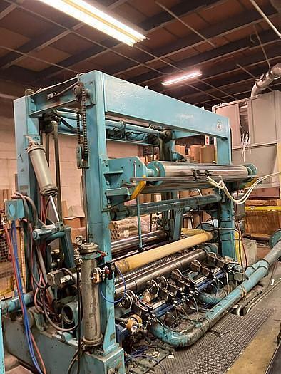 Used 77" WIDE JAGENBERG TWO DRUM WINDER 50" REWIND DIAMETER - PENDING SALE