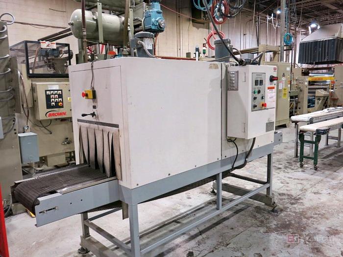 Used TEXWRAP MODEL 1809 SS LH SERVO SIDE SEAL SHRINK WRAP SYSTEM