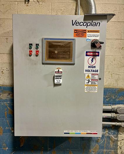 Used VECOPLAN SINGLE SHAFT SHREDDER MODEL VAZ1300S / VAZ 1300 S 100 HP MANUFACTURED 2013