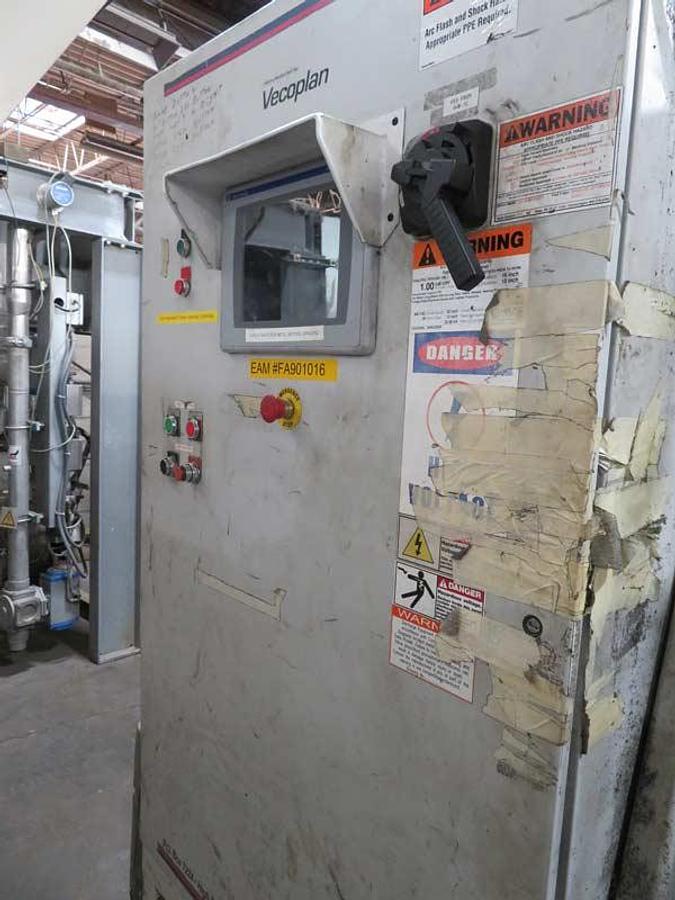 Used VECOPLAN RG62/150 UXL SINGLE SHAFT SHREDDER 150HP - MFG 2010