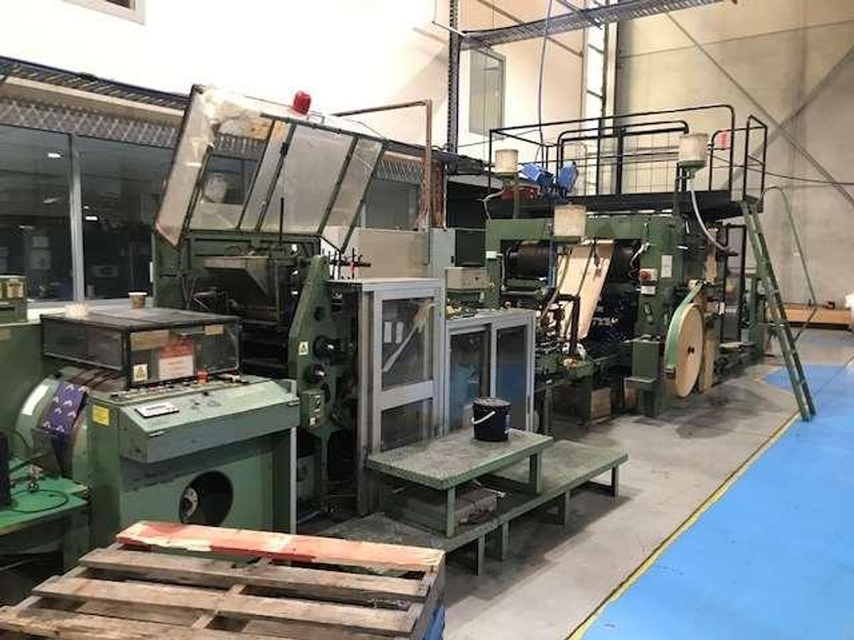 Used 40" WIDE NEWLONG MODEL 136T + 508TH SOS PAPER BAG MACHINE